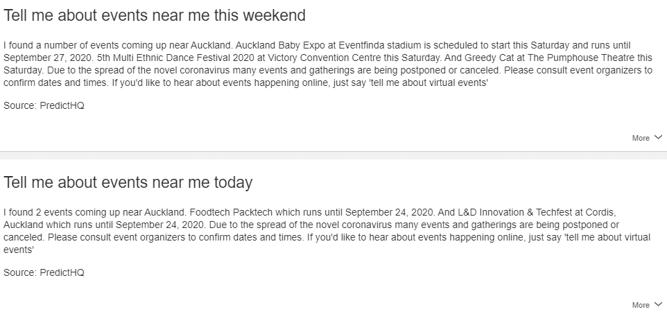 Amazon Alexa Events Near Me Feature PredictHQ
