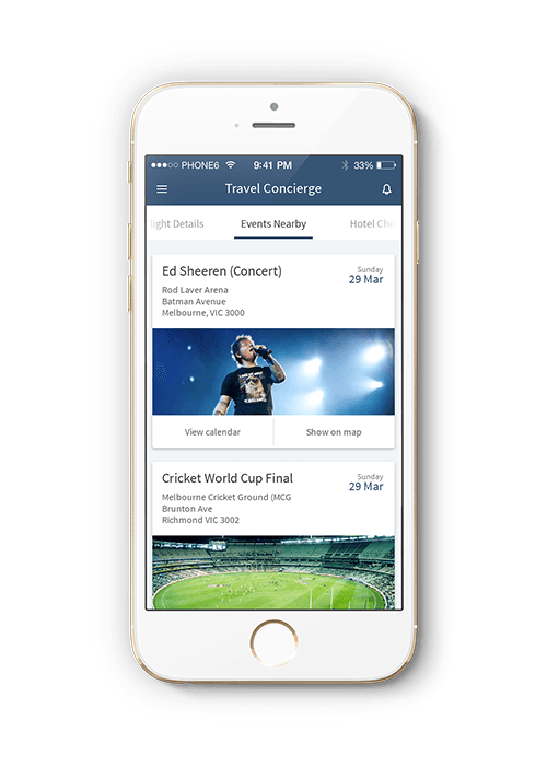 Events happening around a location using 3rd party APIs