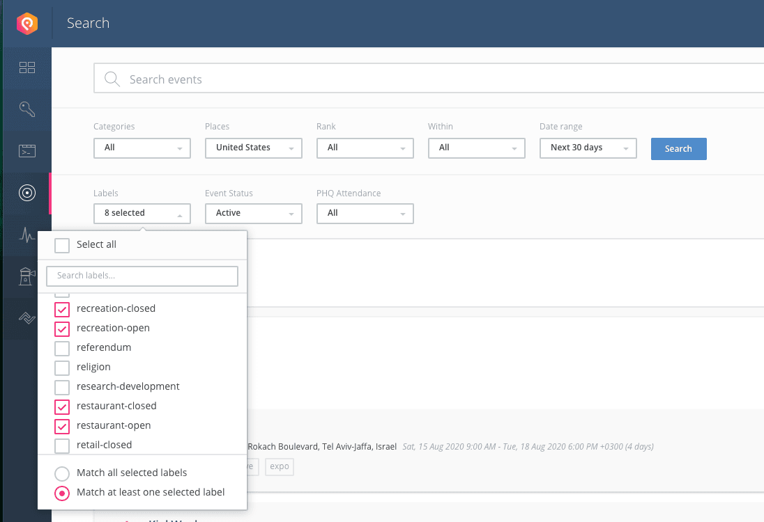 Government mandated closures feature in 