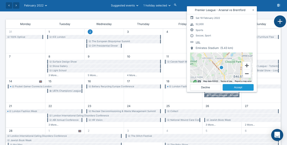 Lighthouse Product Dashboard Screenshot