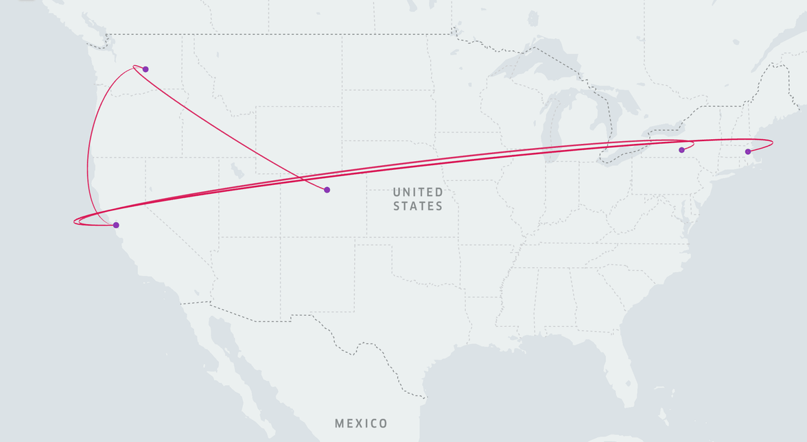 The Final Tour - map
