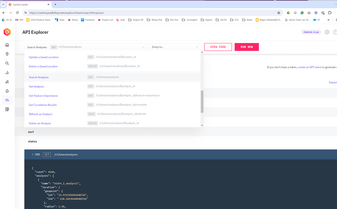 Try the Beam API in API Explorer