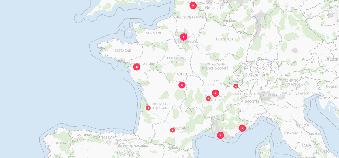 map - 2023 rugby world cup